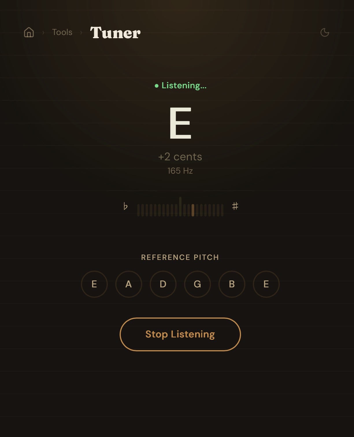 Tuner & Metronome — Chromatic tuner
